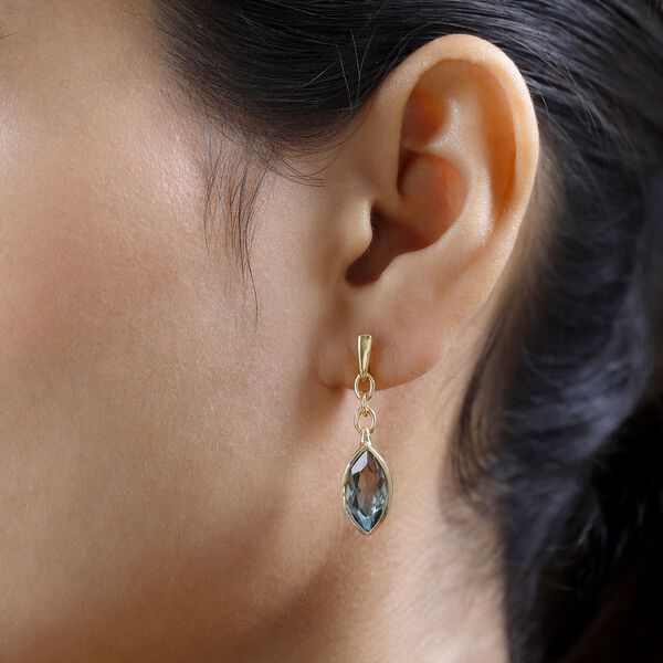 Aqua Terra Costa Quarz Ohrringe - 6,15 ct. image number 3