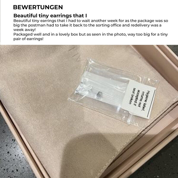 Molto Kiss Stacking Ohrstecker in rhodiniertem Silber image number 22