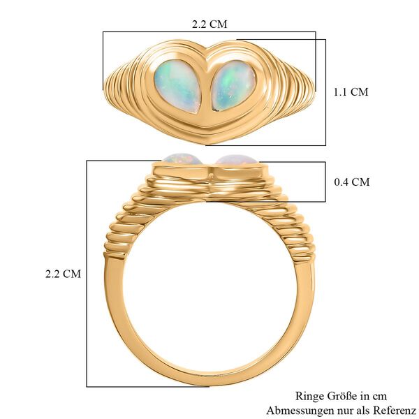 D'Joy AA Nat&uuml;rlicher, &auml;thiopischer Welo Opal Ring - 0,53 ct. image number 6