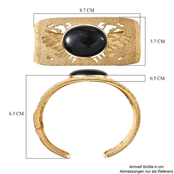 EverTrue AA schwarzer Glasachat 19cm Armreif - 28,10 ct. image number 5