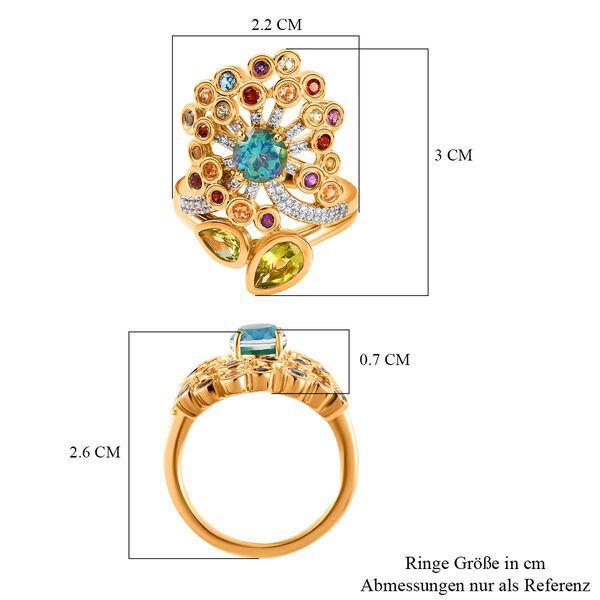 GP Italian Garden Kollektion - Mehrfarbiger Edelstein-Ring - 2,97 ct. image number 8