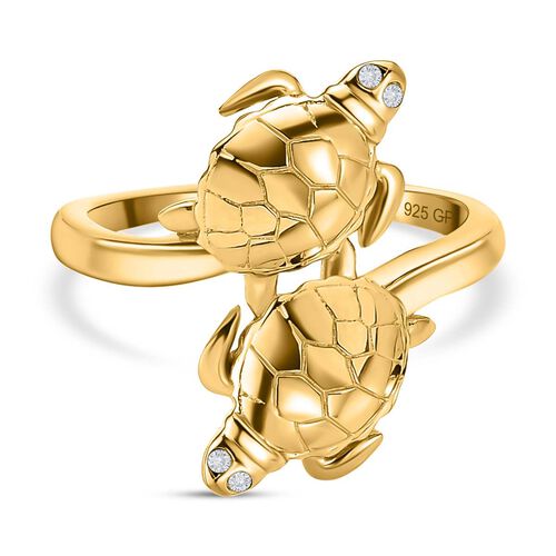 GP Sea Life Kollektion-Diamant und Kanchanaburi blauer Saphir Ring image number 0