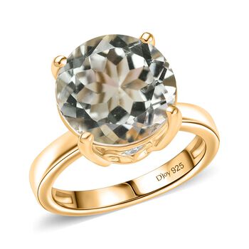 D&rsquo;Joy AA Prasiolith und Zirkon Ring - 6,18 ct.