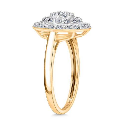 LUXURIANT DIAMOND- SGL zertifizierter VS-EF Labor Diamant Ring in 375 Gold - 1 ct. image number 5