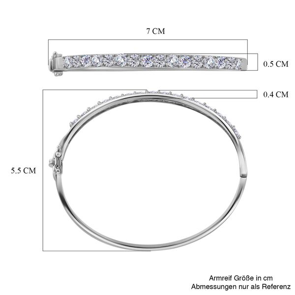 EF Moissanit Armreif, 18 cm - 3,71 ct. image number 3