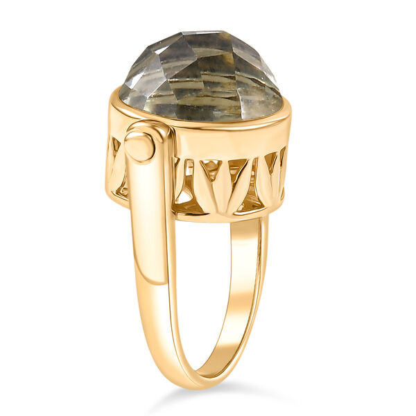 EVER TRUE Prasiolith Ring Nickelfreies Messing (Gr&ouml;&szlig;e 18.00) ca. 12,53 ct image number 4