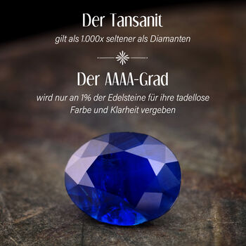 RHAPSODY AAAA Tansanit und VS EF Diamant Ring in 950 Platin - 3,41 ct.
