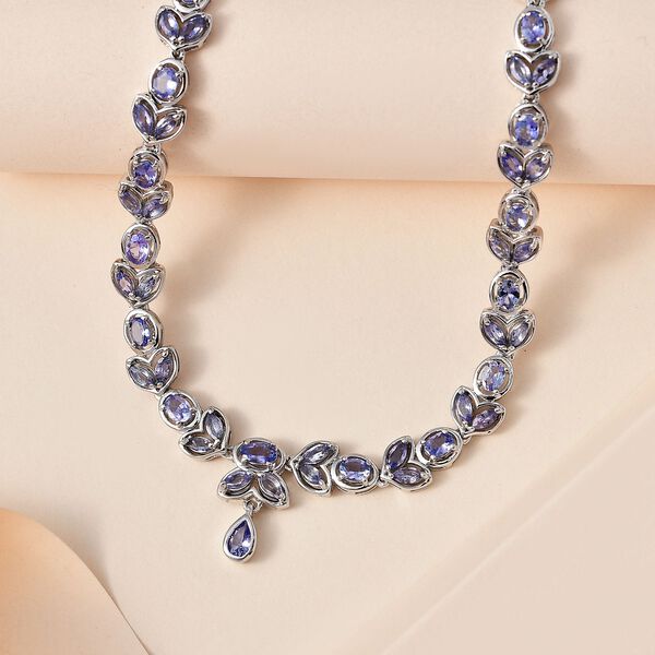 Tansanit Halskette - 6,78 ct. image number 2