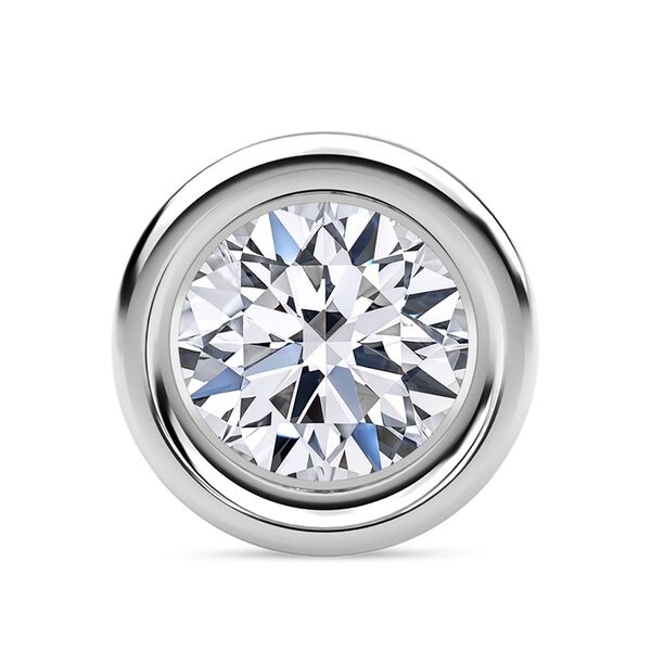 LUXURIANT IGI zertifizierter D-IF Labor Diamant Anh&auml;nger in 950 Platin - 1 ct.