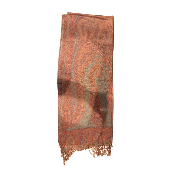 Paisley Schal, pfirsisch image number 2