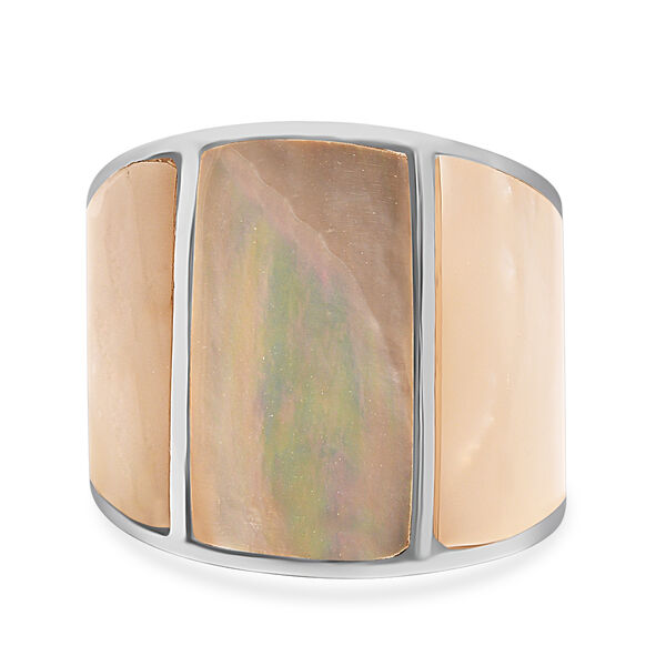 Royal Bali - Perlmutt Ring, 925 Silber (Gr&ouml;&szlig;e 18.00) image number 0