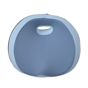 Sitzkissen aus Memory-Schaum mit k&uuml;hlendem Bezug und atmungsaktivem Design, ergonomisch, 50x46x15 cm, Nylon-Spandex-H&uuml;lle, Blau