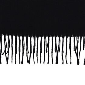 Bestickter Schal mit Paisley und Floralem Stickerei, 70 x 180 cm, Schwarz