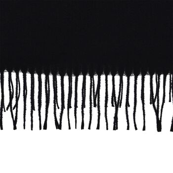 Bestickter Schal mit Paisley und Floralem Stickerei, 70 x 180 cm, Schwarz