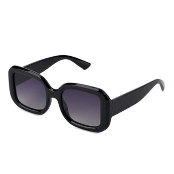 LA MAREY Sonnenbrille mit polarisierten Komfortgl&auml;sern, UV400 Schutz, Schwarz Lila