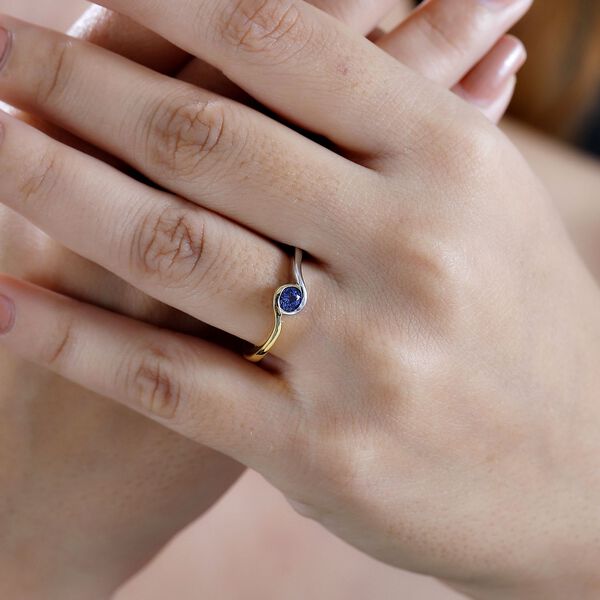 AA Tansanit Ring, ca. 0,26 ct. image number 3