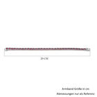 Rhodolit Granat Armband ca. 19 cm lange 925 Silber ca. 14.28 ct image number 2