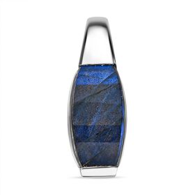 AAA Labradorit Anhänger 925 Silber rhodiniert ca. 9.50 ct