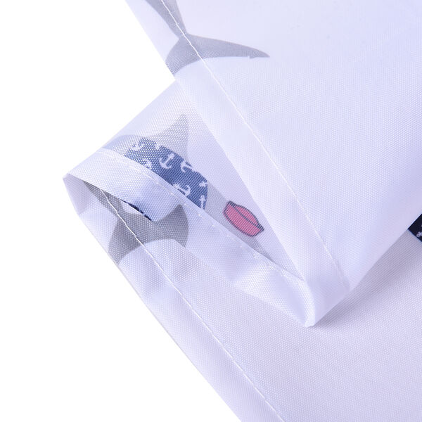 Duschvorhang mit 12 Haken, Elfenbeinfarben image number 1