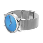 GENOA - Uhr mit japanischem Uhrwerk, wasserdicht, mit Edelstahlarmband - blauer Farbverlauf image number 4