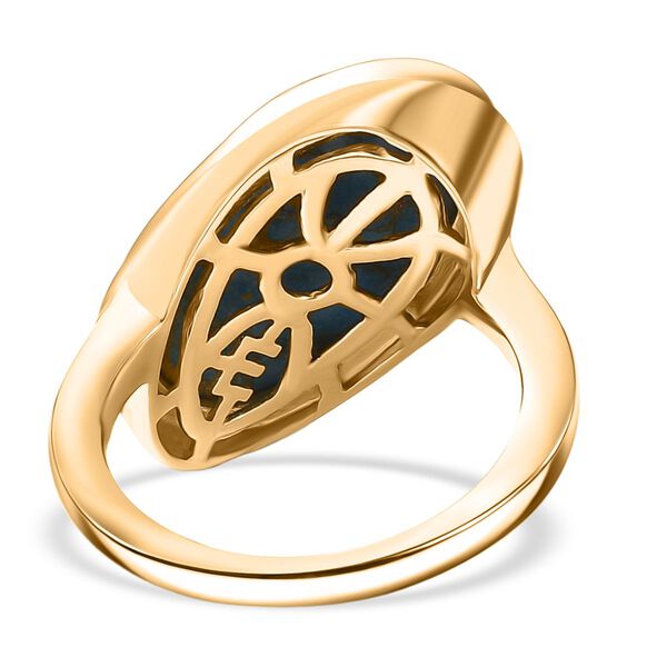 EverTrue blauer T&uuml;rkis Ring - 8,49 ct. image number 6