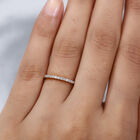 Diamant Ring 925 Silber 585 Vergoldet image number 2