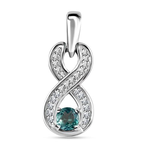 Alexandrit und weißer Zirkon-Anhänger - 0,42 ct. image number 0