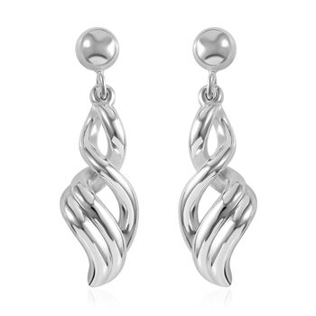 Silberhauch Kollektion - Elektroform Ohrringe, 925 Silber ca. 7,81g