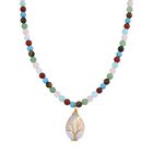 Opal, Mehrfarbig Edelsteine Halskette ca. 45 cm Std Gelb ca. 230.00 ct