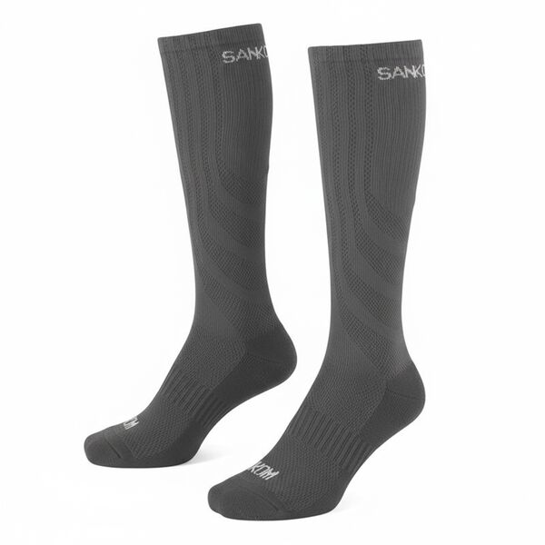 SANKOM Kompressionsstr&uuml;mpfe, L-XL, Grau, Gr&ouml;&szlig;e 42-46 image number 4