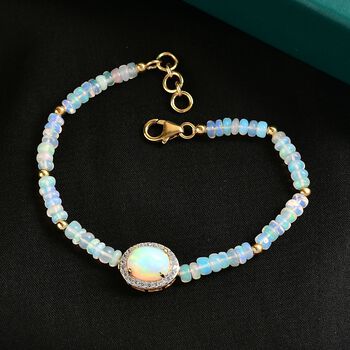 D'Joy AA nat&uuml;rliches, &auml;thiopisches Welo Opal 18cm Armband - 14,92 ct.