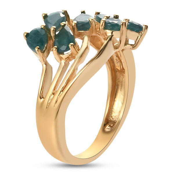 Grandidierit Ring 925 Silber vergoldet  ca. 1,48 ct image number 4