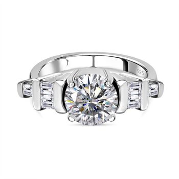 Moissanit &ouml;ffenbarer Ring - 2,16 ct.