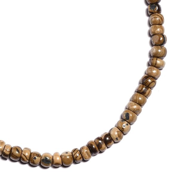 Natürliche Schalenblende Halskette, ca. 45 cm, 925 Silber rhodiniert ca. 110,00 ct image number 5