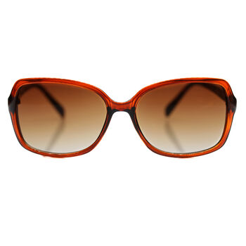 Modische Sonnenbrille mit UV Schutz, braun