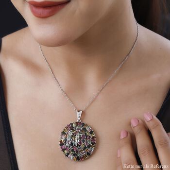 Nat&uuml;rlicher, mehrfarbiger Turmalin-Anh&auml;nger - 20 ct.