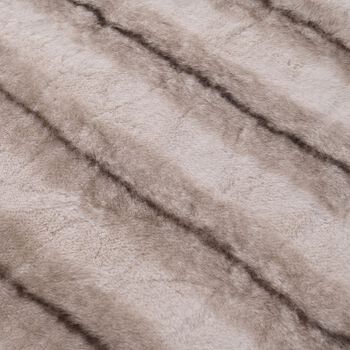Serenity Night Premium Kuscheldecke in Pelzoptik, doppellagig und wendbar, 150x200cm, Wei&szlig;