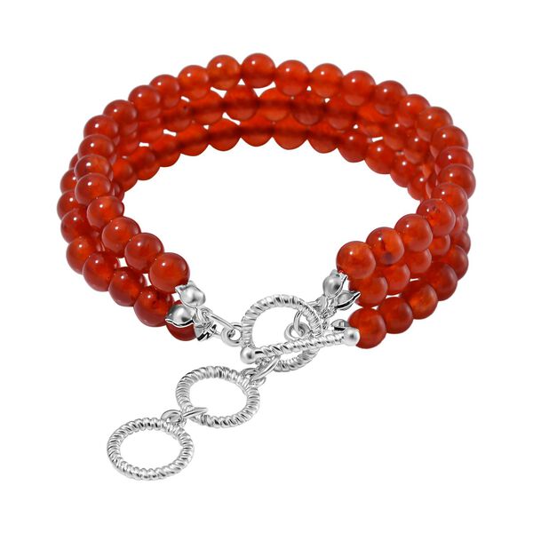 Rotes Achat-Armband, 18 cm - 30 ct image number 4
