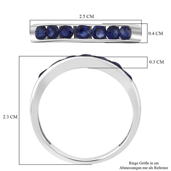 D'Joy Masoala Saphir (Fissure gef&uuml;llt) Ring 925 Silber rhodiniert (Gr&ouml;&szlig;e 20.00) ca. 1,20 ct image number 6