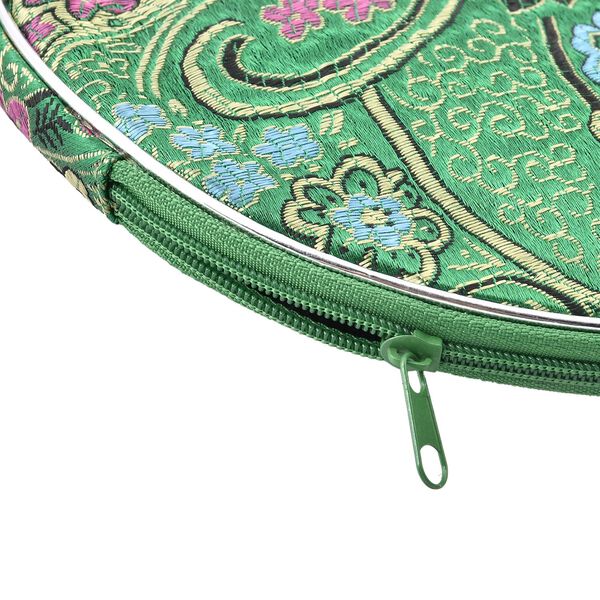 10er-Set, Schmuckbeutel mit Reißverschluss, Grün image number 6