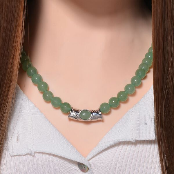 Grüne Aventurin-Halskette, 45 cm - 330 ct. image number 2