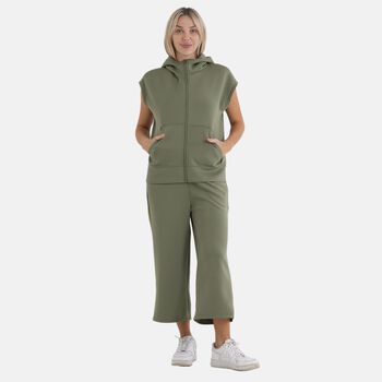 LA MAREY Strickanzug, 2-teilig, L/XL, Gr&uuml;n