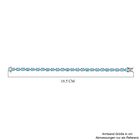 AAA blaues Zirkon Armband image number 4