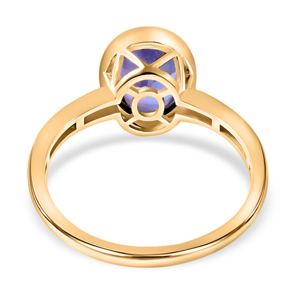 AAA Tansanit-Ring, 585 Gelbgold  ca. 2,75 ct image number 5