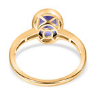 AAA Tansanit-Ring, 585 Gelbgold  ca. 2,75 ct image number 3