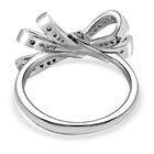 Lustro Stella - Weißer Zirkonia Ring, 925 Silber platiniert (Größe 17.00) ca. 1,00 ct image number 5