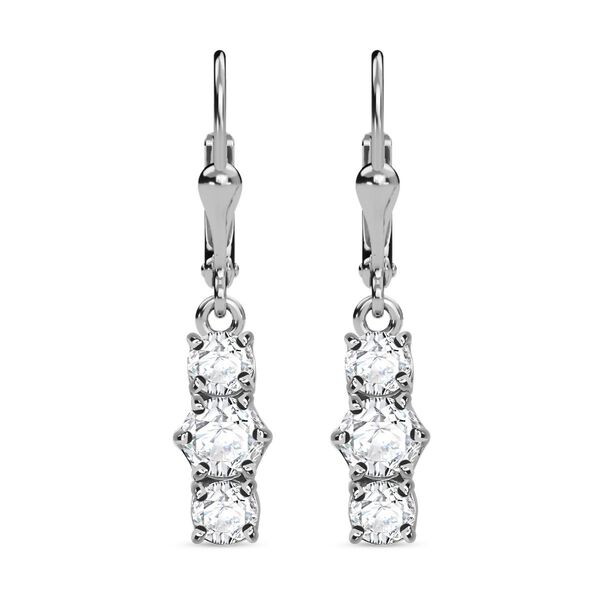 Moissanit Schmuckset, 925 Silber rhodiniert - 7,43 ct. image number 9