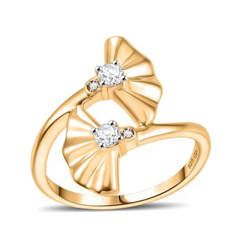 GP Italian Garden Kollektion- SI Labor Diamant  und Kanchanaburi blauer Saphir-Ring - 0,27 ct.