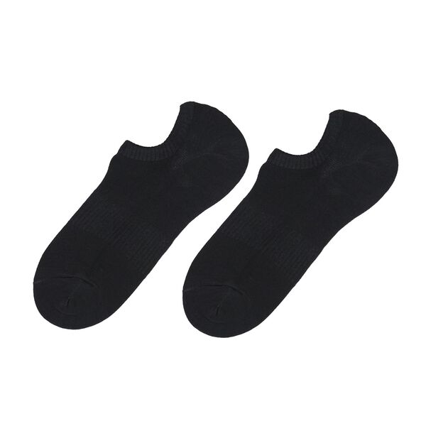 4er Set - Sneaker-Bambussocken mit Silikonferse, 26-30cm, schwarz/wei&szlig; image number 3