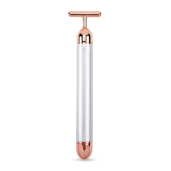 4-in-1 Gesichtsroller-Massager in Silberwei&szlig; image number 9